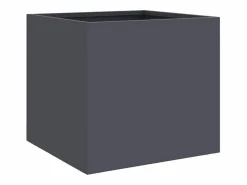 Jardineras 2 unidades acero laminado en frío antracita 32x30x29 cm^Clicnbuy Outlet