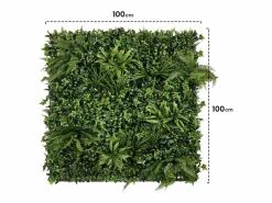 NORTENE Planta Artificial|Jardín vertical tropic wild 100 x 100 cm 1X1 M