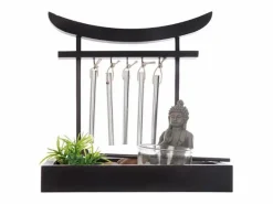 Atmosphera Jardín Zen decorativo 16,5x15x12 cm Negro Sale