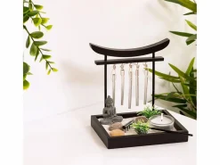 Atmosphera Jardín Zen decorativo 16,5x15x12 cm Negro Sale