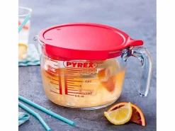 Pyrex Materiales Y Utensilios De Cocina|Jarra medidora Classic con tapa 1L vidrio
