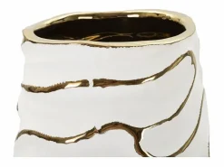 Jarrón de cerámica blanca 14,5x39,5 cm Blanco New