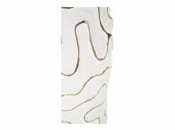 Jarrón de cerámica blanca 16x32,5 cm Blanco Sale