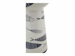 Jarrón de cerámica con forma de pez 14x38,5 cm^ Hot