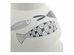 Jarrón de cerámica con forma de pez 21x31 cm^ Clearance