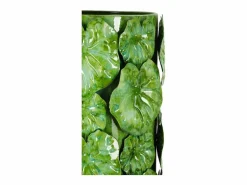 Jarrón de concha de metal 18x17,5x46 Verde Clearance