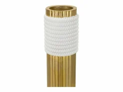 Jarrón de resina dorada 15,3x13x30,5 cm^ Clearance