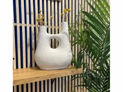 Rendez-Vous Déco Jarrón|Jarrón decorativo de terracota H42cm - Cruz