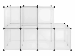 Jaula de animales pequeños PP y acero 142x74x93 cm ES135607 Transparente Clearance
