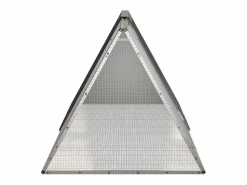 Jaula de conejos acero galvanizado antracita 201,5x80,5x71 cm ES677823 Gris antracita Clearance