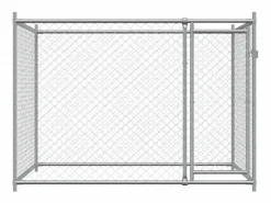 Clicnbuy Seguridad Para Mascotas|Jaula de perros con puerta acero galvanizado 2x2x1,5 m