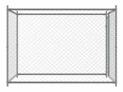 Clicnbuy Seguridad Para Mascotas|Jaula de perros con puerta acero galvanizado 2x2x1,5 m