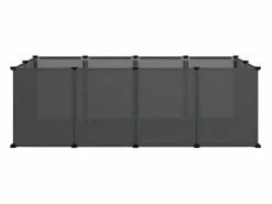 Jaula para animales pequeños PP y acero 144x74x46,5 cm ES503034^ Online