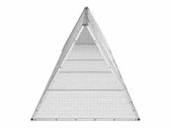 Transportín De Paseo Para Animales|Jaula para conejos acero galvanizado 504,5x80,5x71 cm ES756742