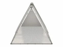 Jaula para conejos acero galvanizado 201,5x80,5x71 cm ES924468^ Sale