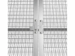 Jaula para conejos acero galvanizado 201,5x80,5x71 cm ES924468^ Sale