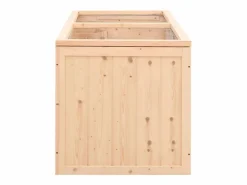 Transportín De Paseo Para Animales|Jaula para hámster madera maciza abeto 89,5x45x45 cm ES670070