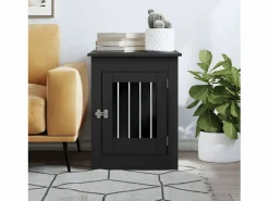 Transportín De Paseo Para Animales|Jaula para perros madera de ingeniería 55x80x68 cm ES219963