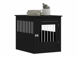 Transportín De Paseo Para Animales|Jaula para perros madera de ingeniería 64,5x80x71 cm ES516242