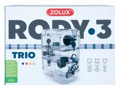ZOLUX Transportín De Paseo Para Animales|Jaula para roedores pequeños Rody 3 trío