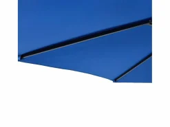 Garden Furniture Sombrilla|Jeanerette Sombrilla de jardín con poste de acero azul 225x225x212 cm