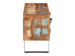 Garden Furniture Mueble Tv|Jean-Paul-Alexis Mueble de TV madera maciza reciclada 112x30x45 cm