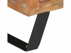 Garden Furniture Mueble Tv|Jean-Paul-Alexis Mueble de TV madera maciza reciclada 112x30x45 cm