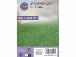 Juego de 2 Alfombras de Césped Artificial para Exteriores 100% Sintético para Jardín, Terraza, Balcón - Longitud 300 x Ancho 100 cm^ Online
