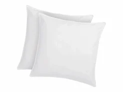 DREAMEA Juego de 2 almohadas anti-ácaros natural Greencare - 60 x 60 cm - 550 gr- algodón - AZYLIA Blanco Online