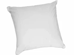 Palacio Juego de 2 almohadas memoria de forma de percal - 91 hilos/ cm² - 750 gr - 60 x 60 cm - AUXENCE Blanco Hot