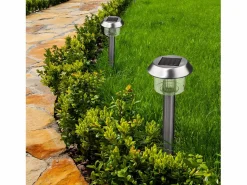 Lumisky Energía Solar|Juego de 8 balizas solares plantables H39CM ALESIA