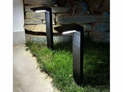 Lumisky Energía Solar|Juego de 2 bolardos solares H41CM OSTRY