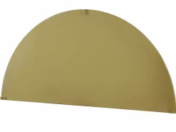 OZAIA Juego de 2 espejos semicirculares design de metal - Ancho 50 x Alt. 100 cm - - GAVRA Dorado Online