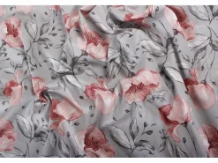 Blanc avenue Juego de 2 fundas de almohada satén de algodón "Floral" Multicolor Clearance
