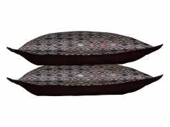 Blanc avenue Funda De Almohada|Juego de 2 fundas de almohada satén de algodón "Majeur"