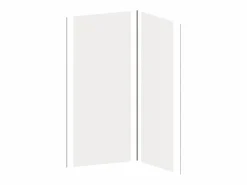 Shower & Design Juego de 2 paneles de ducha - Ancho 90 x Ancho 120 x Alt. 210 cm Blanco Sale
