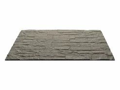 Juego de 12 paneles decorativos con efecto ladrillo 3D, 8,6 m², revestimiento de pared de poliuretano, 120 x 60 x 2,5 cm, color tortora Gris Hot