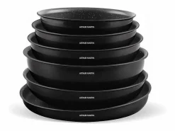 Juego de 20 piezas de utensilios de cocina de aluminio para inducción - Mango extraíble - Apto para todo tipo de cocinas, inclui^Arthur Martin Outlet