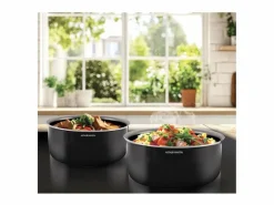 Juego de 20 piezas de utensilios de cocina de aluminio para inducción - Mango extraíble - Apto para todo tipo de cocinas, inclui^Arthur Martin Outlet