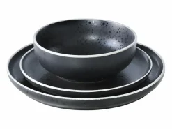 MEDARD DE NOBLAT Juego de 6 Platos de Postre Aster Granit 21 cm - Lote de 6 Discount