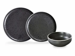 MEDARD DE NOBLAT Vajilla|Vajilla|Juego de 6 Platos Planos Aster Granit 26 cm - Médard de Noblat