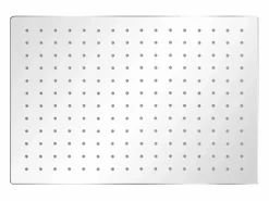 Helloshop26 Juego de 2 rociadores de ducha de inmersión rectangulares de acero inoxidable de 30x40 cm 02_0002110 Gris Hot