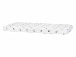 Sauthon Juego de 2 sábanas bajeras 70x140cm de algodón orgánico Blanco Best