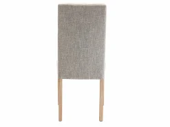 Juego de 6 sillas - Tela beige y Patas de madera natural - VILLOSA^Vente-unique Best