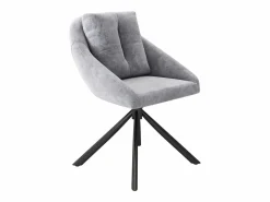 Merax Sillas Y Lotes De Sillas|Juego de 2 sillas de comedor de terciopelo - 79 x 51,5 x 51,5 cm - Elegantes y cómodas sillas giratorias - con cojines -