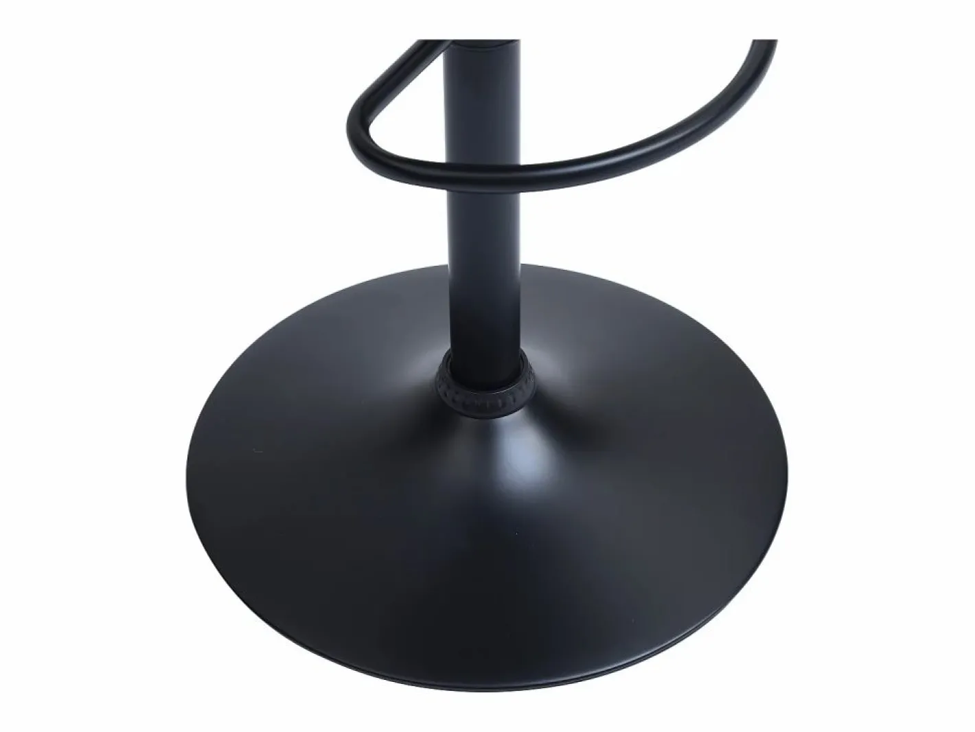 Juego de 2 taburetes de bar de pana y metal - Altura ajustable - - MASURIE^Vente-unique Outlet