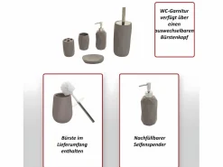 MCW Accesorios De Wc|Juego de baño de 5 piezas -H88,