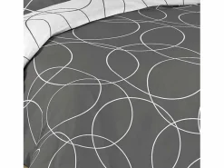 Juego de cama estampado "Círculos" 140 x 200 cm^Douceur d'intérieur Discount