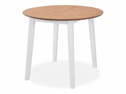 vidaxl Mesa Alta|Juego de comedor de MDF y madera de caucho 5 piezas