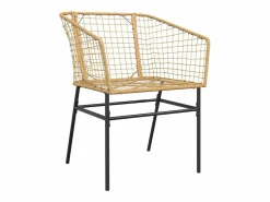 Clicnbuy Comedores De Jardín|Juego de comedor jardín 5 piezas ratán sintético marrón